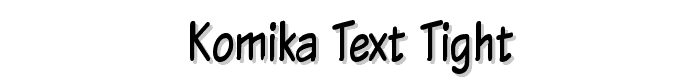 Komika Text Tight font